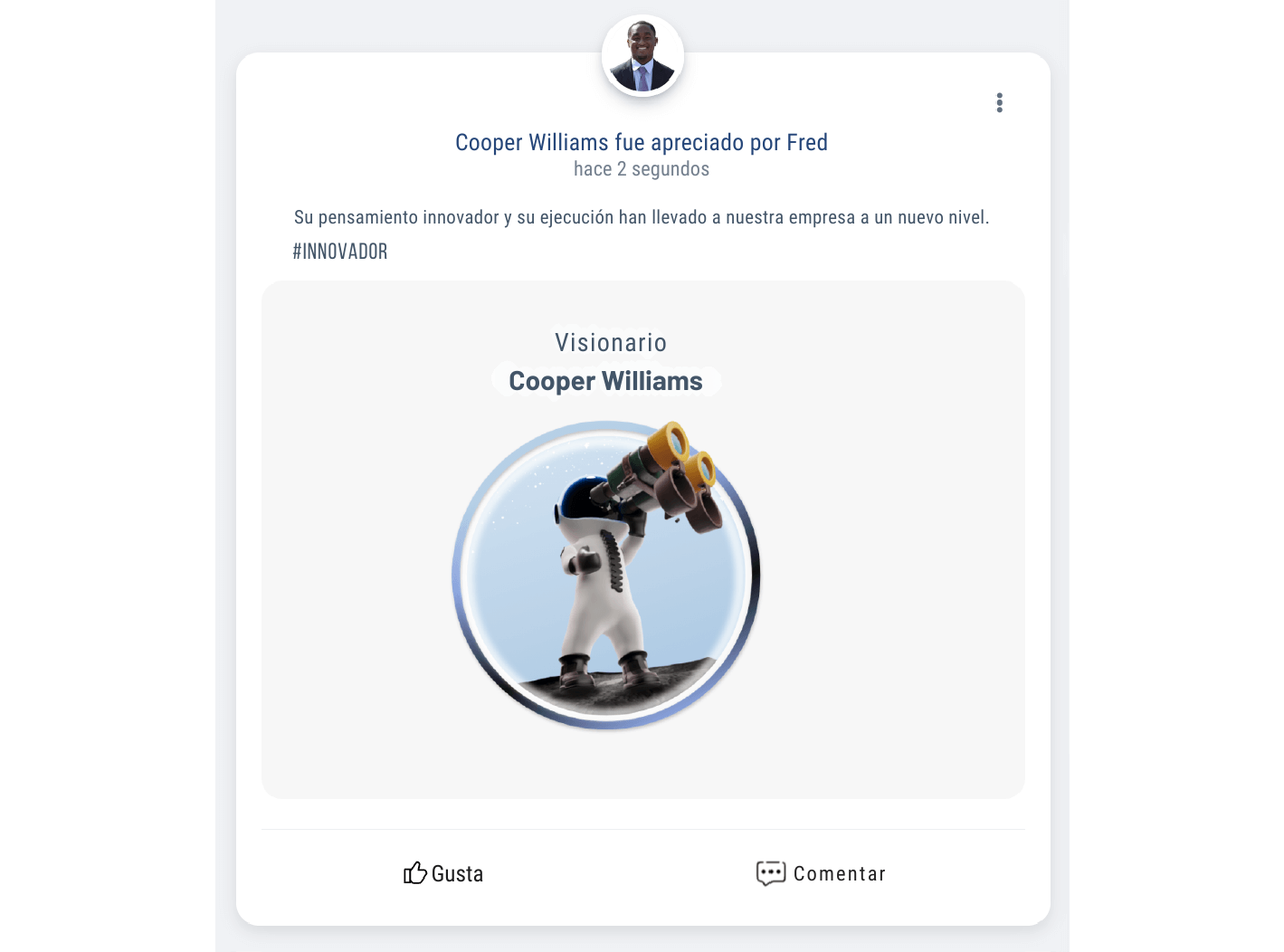 Apreciación de Vantage Rewards después del compromiso de los empleados
