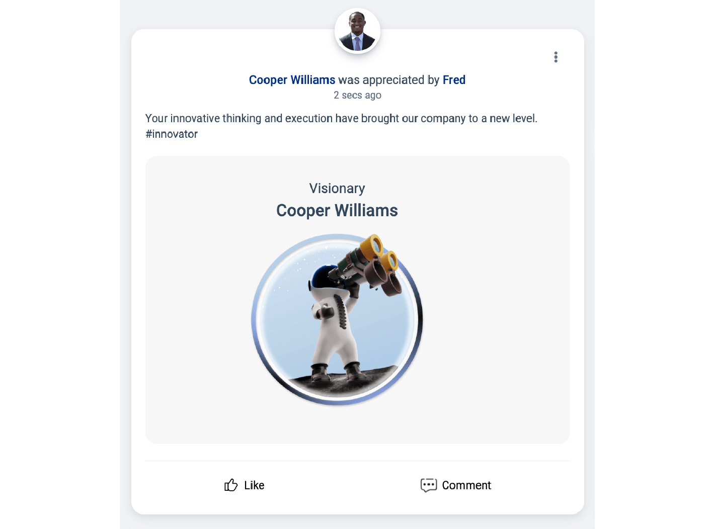Peer-to-Peer Recognition